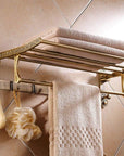 Antique Brass Bath Towel Rack - From Where -