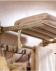 Antique Brass Bath Towel Rack - From Where -