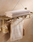 Antique Brass Bath Towel Rack - From Where -