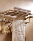 Antique Brass Bath Towel Rack - From Where -