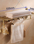 Antique Brass Bath Towel Rack - From Where -
