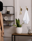 Antique Brass Wall Hooks (Set of 8) - From Where -