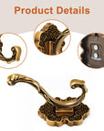 Antique Brass Wall Hooks (Set of 8) - From Where -