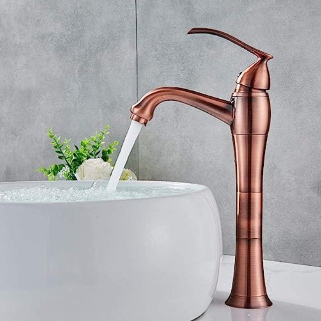 Antique Copper Basin Sink Faucet - From Where -