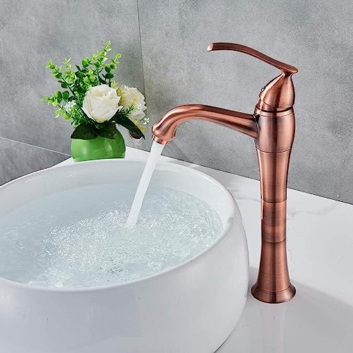Antique Copper Basin Sink Faucet - From Where -