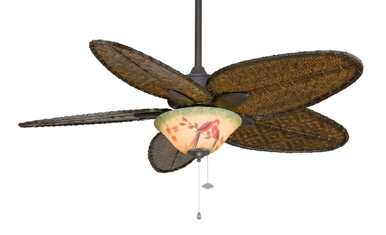 Antique Narrow Oval Ceiling Fan - From Where -