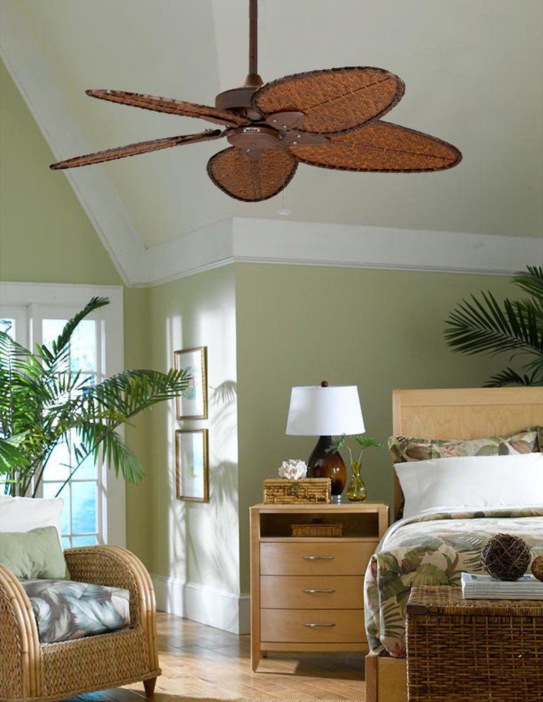 Antique Narrow Oval Ceiling Fan - From Where -