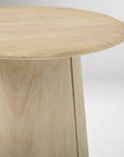 Anton Solid Wood Side Table (20") - From Where -