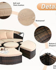 Antwan Wicker Patio Daybed - From Where -