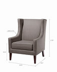 Aphrophina Wingback Chair - From Where -