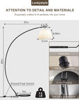 Arc Floor Lamps for Living Room - From Where -