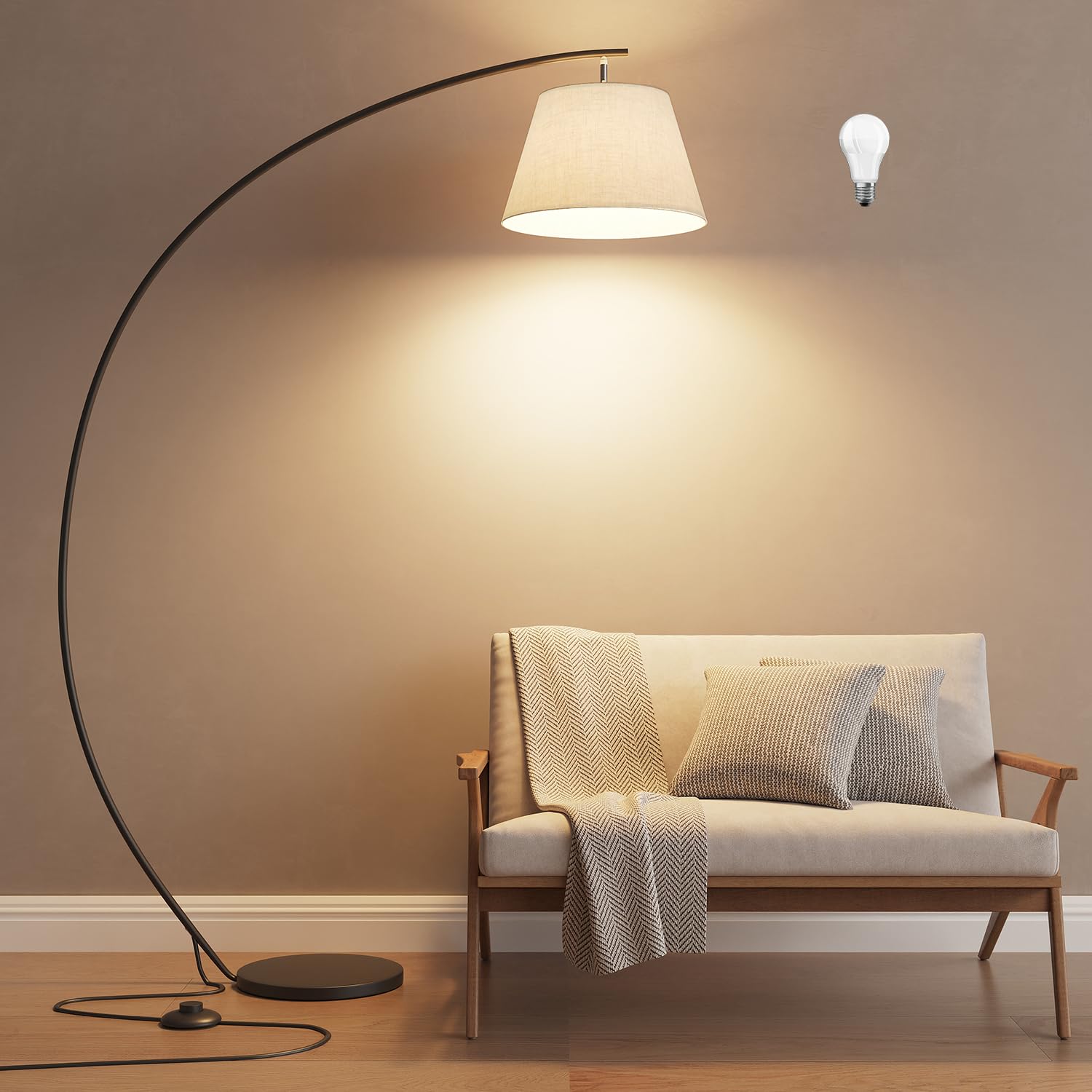 Arc Floor Lamps for Living Room - From Where -