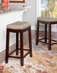 Arlyce Backless Counter Stool (Set of 2) - From Where -