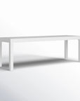 Armando Aluminum Dining Bench - From Where -