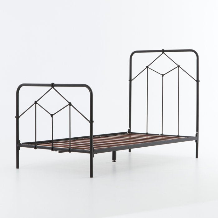 Armaud Metal Twin Open - Frame Bed - From Where -