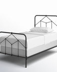 Armaud Metal Twin Open - Frame Bed - From Where -
