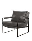 Armchair with Black Metal Legs - From Where -