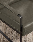 Armchair with Black Metal Legs - From Where -