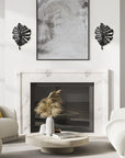 Aruba Natural Black Wall Sconce - From Where -