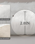 Ashler Faux Fur Rug, White Area Rugs, Fluffy Sheepskin Fur Rug, Fuzzy Ultra Soft 2 x 6 Ft Rugs, Machine Washable Shag Rug, Nursery Throw Rugs for Bed, Living, Kids Room - From Where -