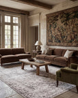 Atrium Medallion Spill Proof Washable Rug - From Where Finds -
