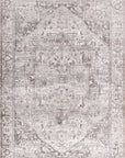 Atrium Medallion Spill Proof Washable Rug - From Where Finds -