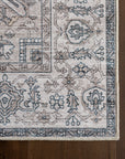 Atrium Medallion Spill Proof Washable Rug - From Where Finds -