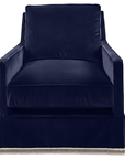 Auburn Velvet Club Chair - From Where -