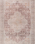Ava Vintage Persian Spill Proof Washable Rug - From Where Finds -