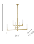 Axis Tiered Chandelier - From Where Finds -