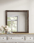 Ayerly Distressed Dresser Mirror - From Where -