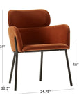 Azalea Brown Dining Chair - From Where -