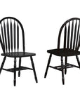 Azizi Solid Wood Side Chair - From Where -