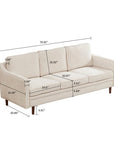 Azriah 80.31" Upholstered Sofa - From Where -