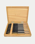 HENCKELS Statement 15-Piece Kitchen Knife Set, Chef's Knife, Steak Knives, Light Brown Block