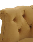 Katherine Tufted Accent Chair Gold