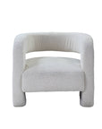 AC00233 - Accent Chair, White Teddy Sherpa - Yitua
