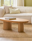 Baarlo 46" Coffee Table - Oak - From Where -