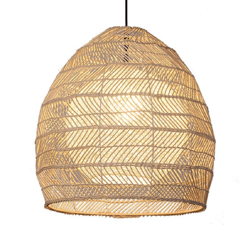 Bamboo Basket Pendant Light Rattan Cage - From Where -