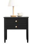 Bamboo Nightstand with 2 Drawers - From Where -