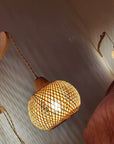 Bamboo Wall Sconces (Set of 2) - From Where -