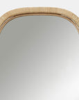 Bamboo Wood Framed Wall Mirror - From Where -