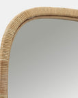 Bamboo Wood Framed Wall Mirror - From Where -