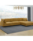 Barbarette 4 - Piece Corduroy Sectional - From Where -