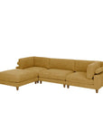 Barbarette 4 - Piece Corduroy Sectional - From Where -