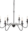 Baretta 6 - Light Classic Chandelier - From Where -