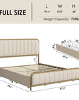 Batchelor Velvet Bed Frame with Storage - From Where -