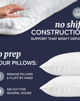 Beckham Hotel Bed Pillows (Set of 2) - From Where -