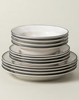 Beja 12 - Piece Dinnerware Set with Pasta Bowl - From Where Finds -