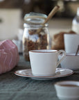 Beja Tea Cup and Saucer (Set of 6) - From Where Finds -
